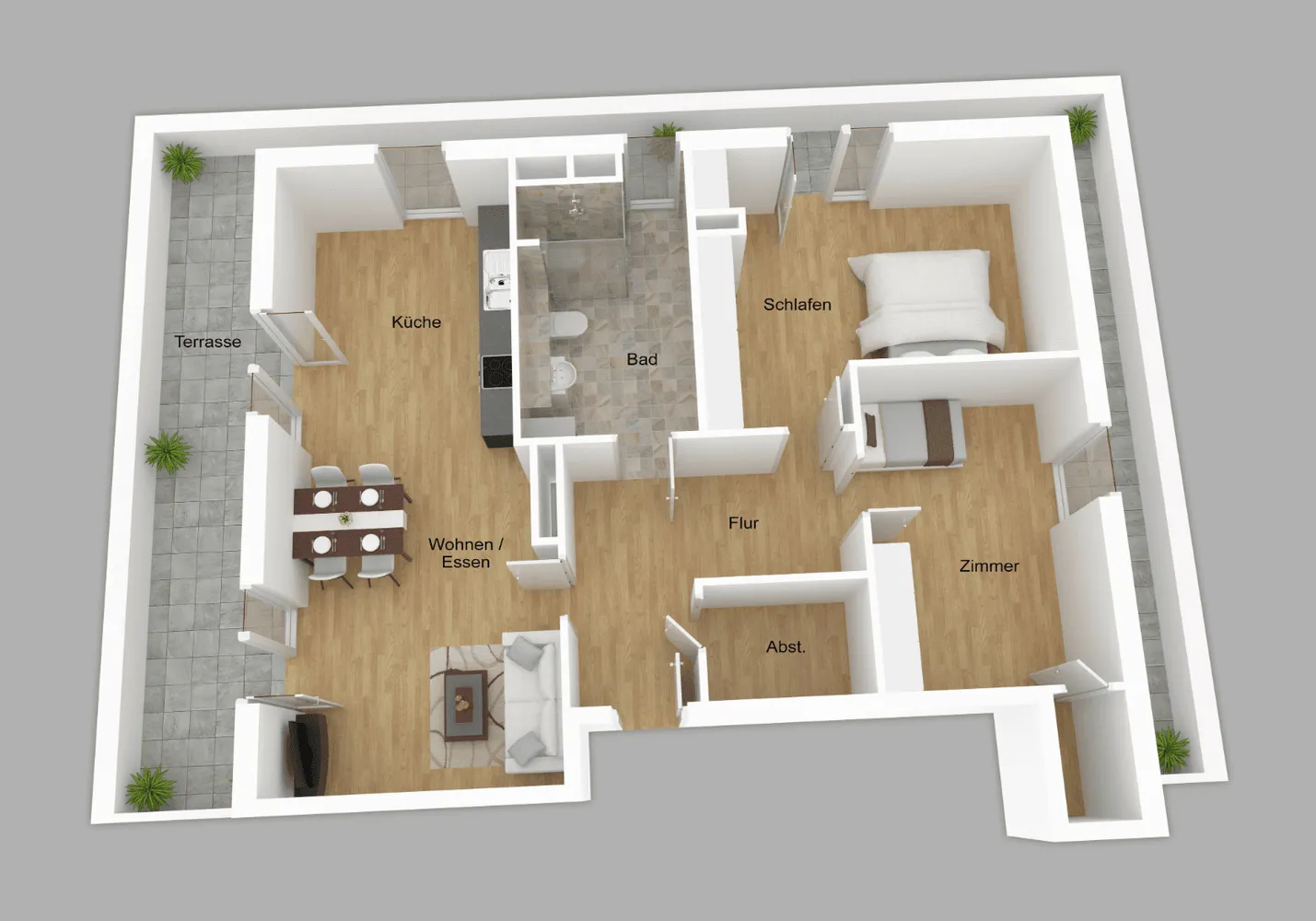3 Zimmer Wohnung mit 94 m² in Hamburg – Bild 3
