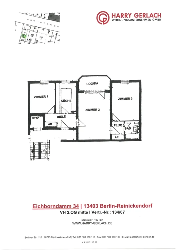 3 Zimmer Wohnung mit 67 m² in Berlin – Bild 8