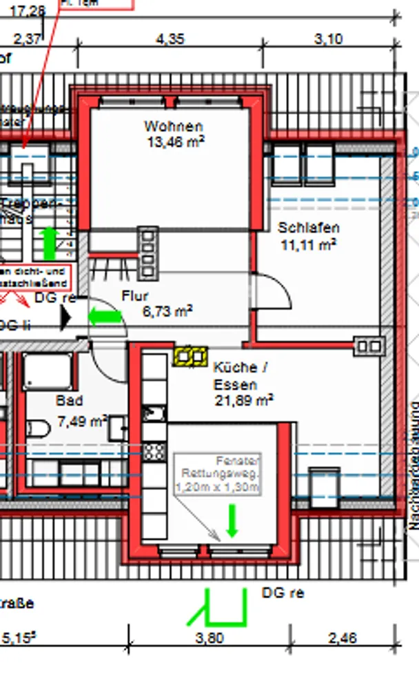 2 Zimmer Wohnung mit 57 m² in Hannover – Bild 9
