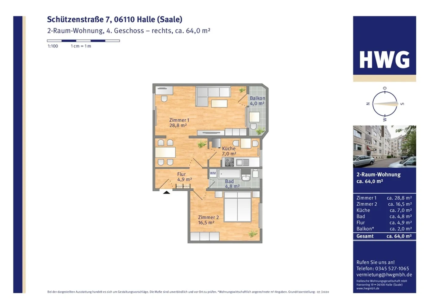 2 Zimmer Wohnung mit 72 m² in Halle (Saale) – Bild 5