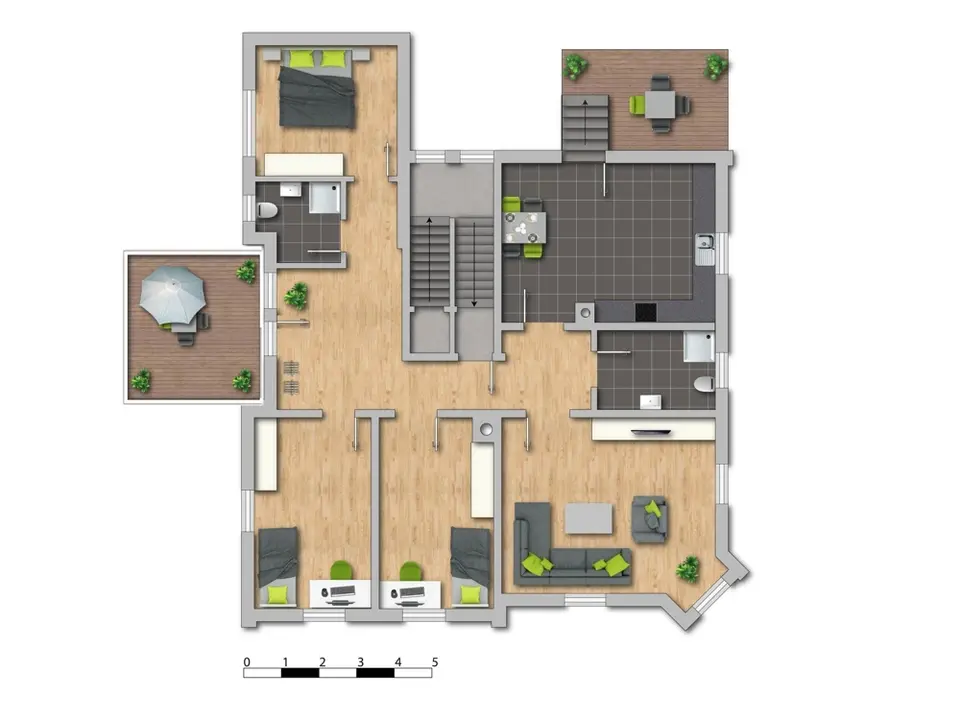4 Zimmer Wohnung mit 134 m² in Aue-Bad Schlema – Bild 3
