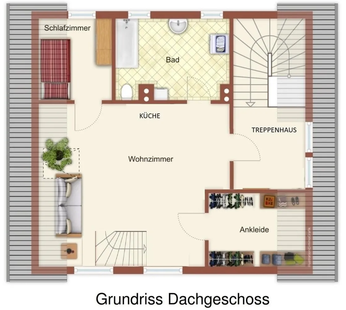 3 room apartment with 55 m² in Wismar – Photo 8