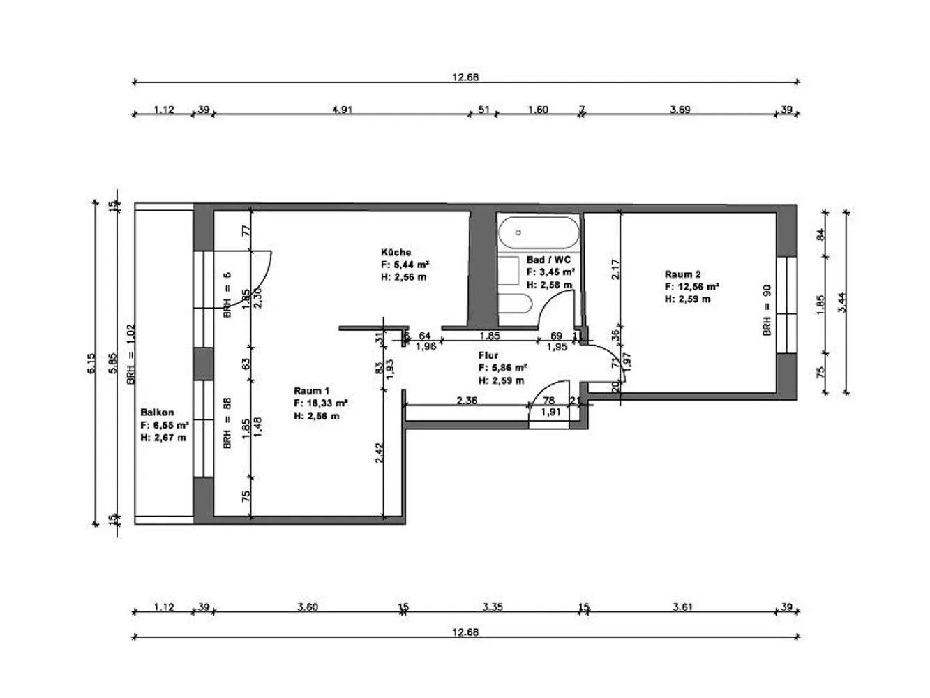 2 Zimmer Wohnung mit 49 m² in Halle (Saale) – Bild 8