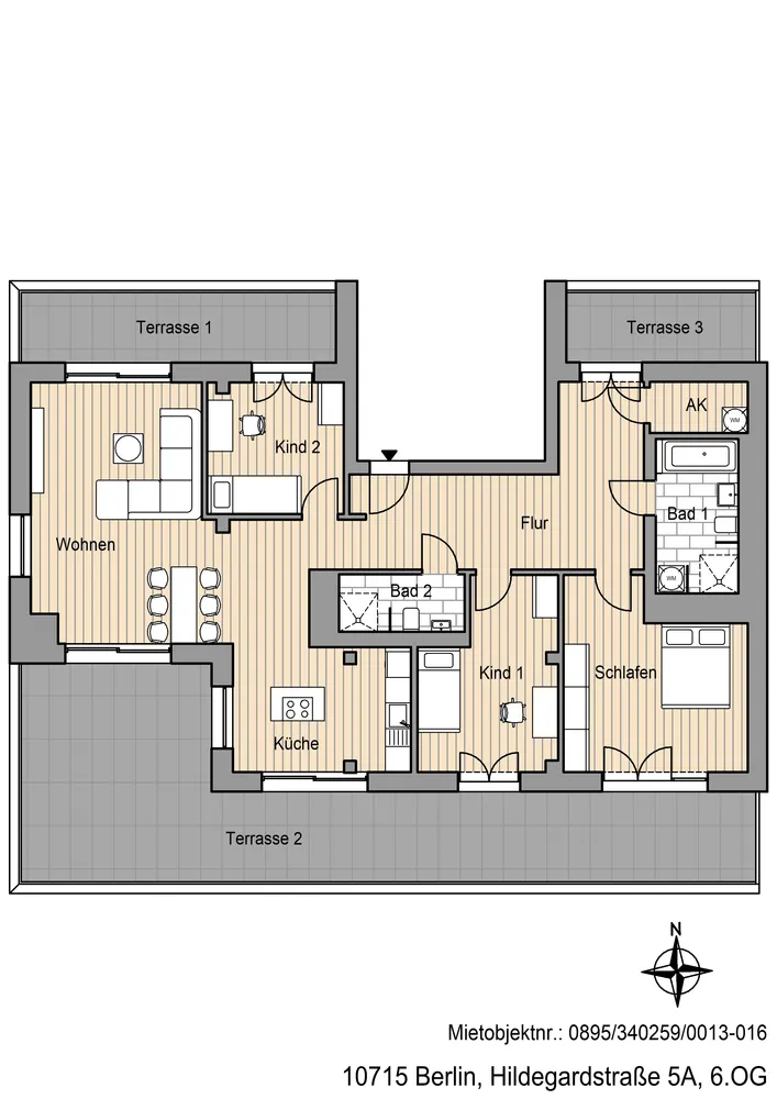 4 Zimmer Wohnung mit 162 m² in Berlin – Bild 5