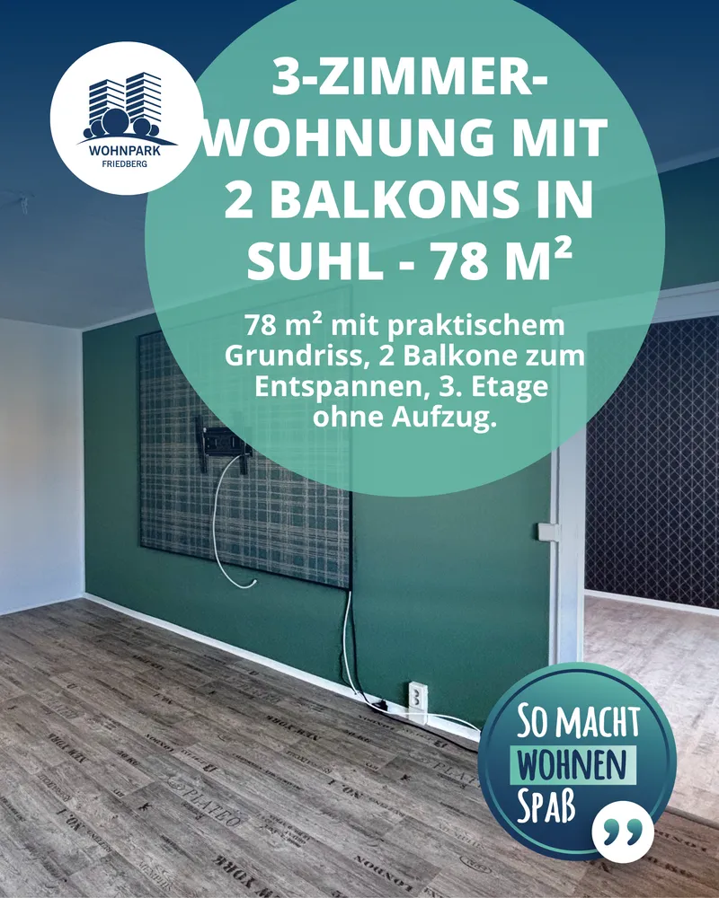 3 Zimmer Wohnung mit 79 m² in Suhl – Bild 5