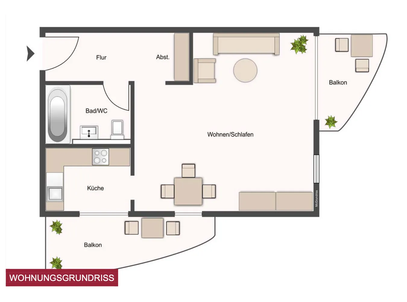 1 Zimmer Wohnung mit 45 m² in Leipzig – Bild 10