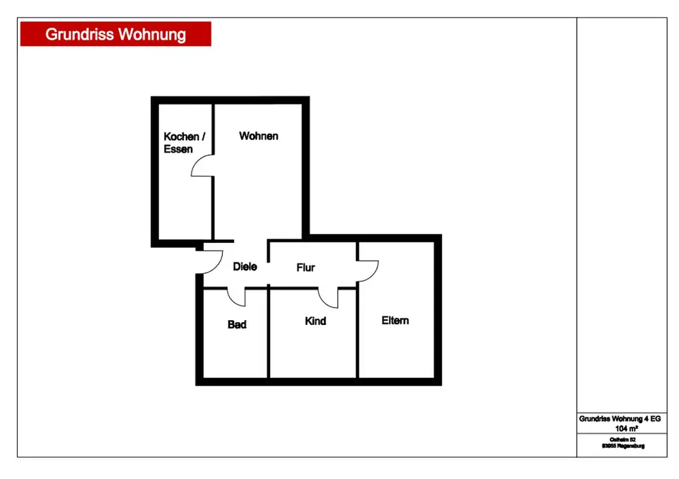 3 Zimmer Wohnung mit 104 m² in Regensburg – Bild 10