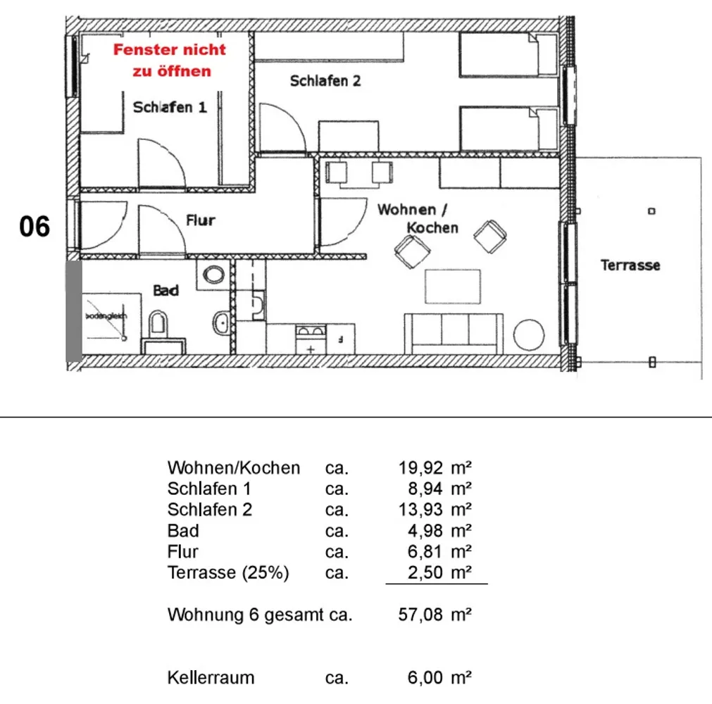 3 room apartment with 57 m² in Pinneberg – Photo 3
