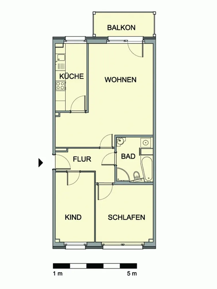 3 Zimmer Wohnung mit 69 m² in Chemnitz – Bild 5