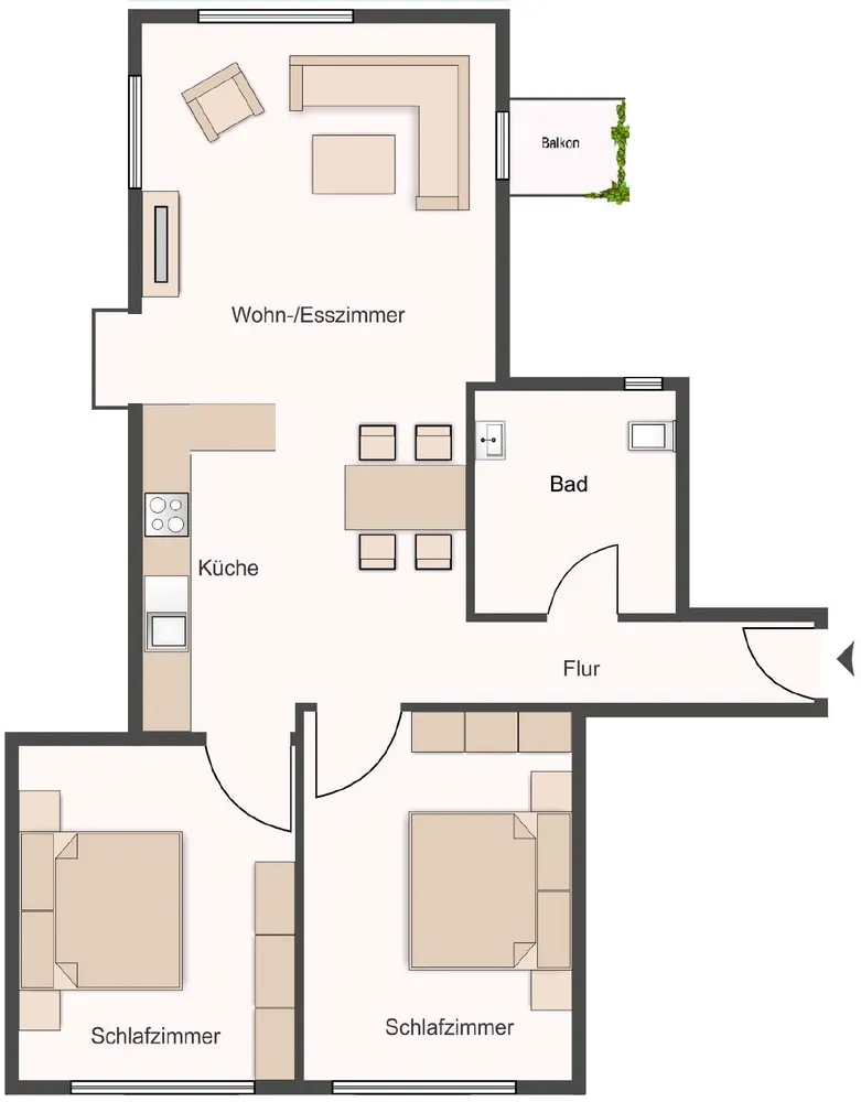 3 Zimmer Wohnung mit 87 m² in Hamburg – Bild 12