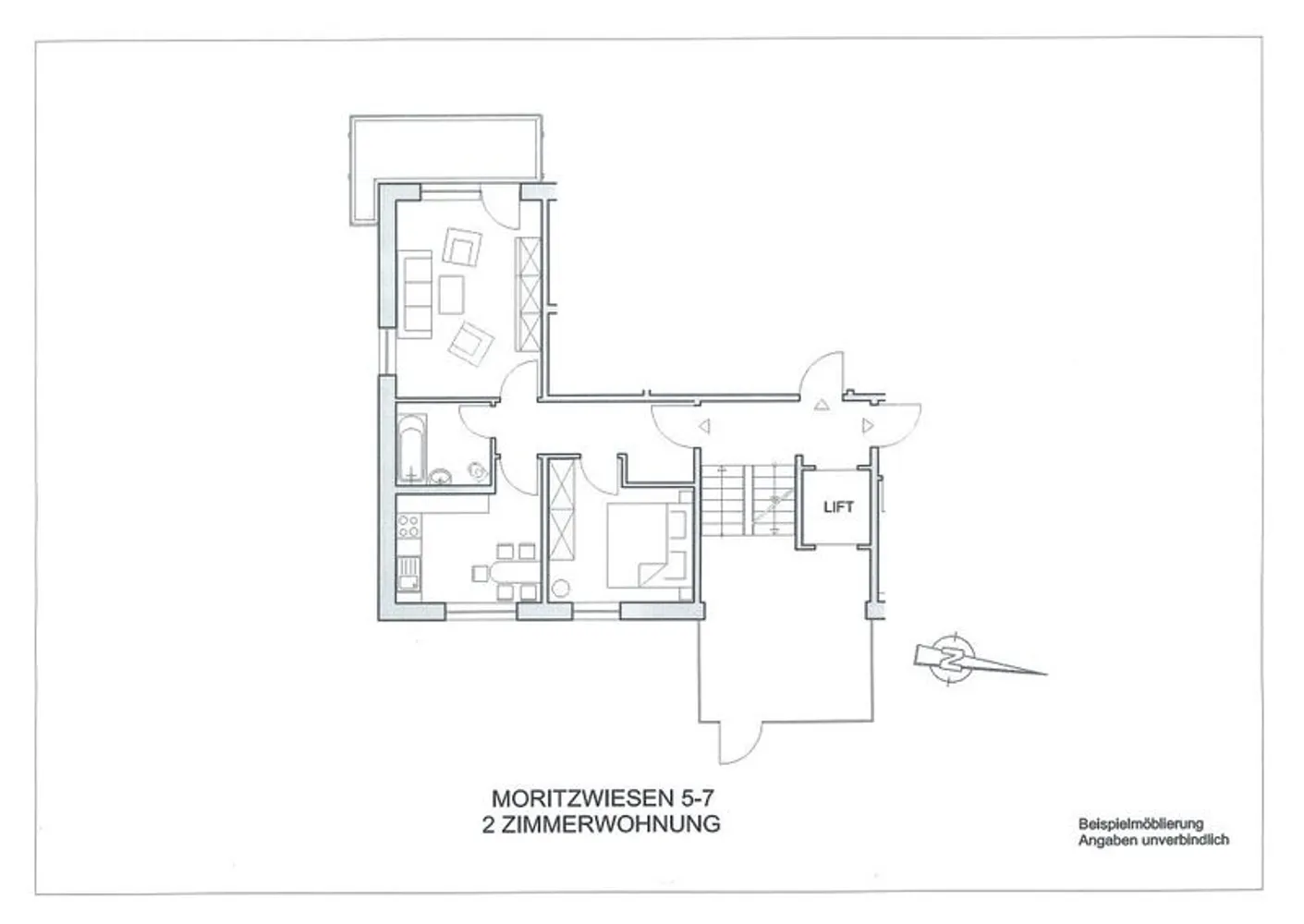 2 Zimmer Wohnung mit 53 m² in Naumburg (Saale) – Bild 1