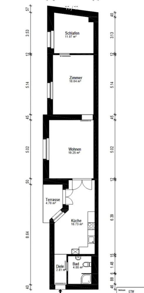 3 Zimmer Wohnung mit 85 m² in Düsseldorf – Bild 6
