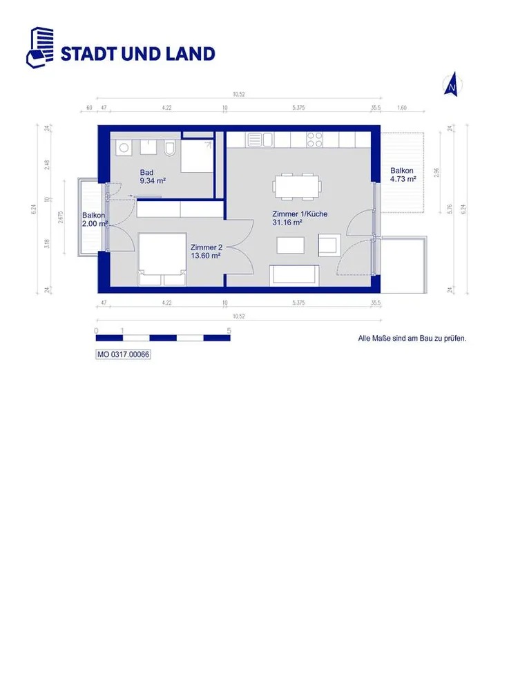 2 Zimmer Wohnung mit 57 m² in Berlin – Bild 4
