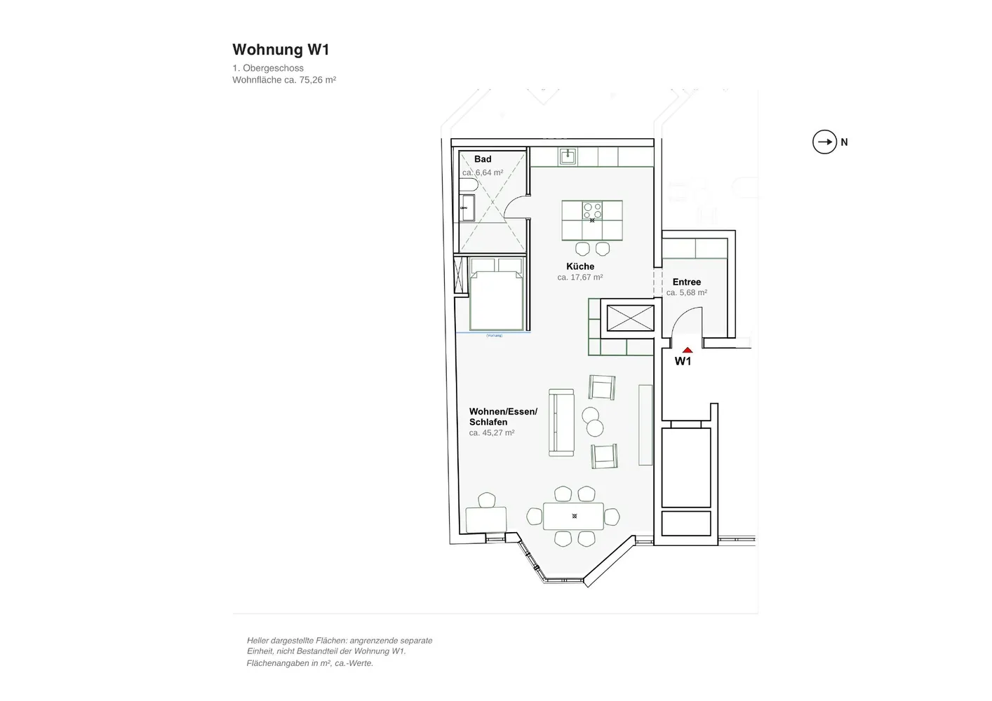 2 Zimmer Wohnung mit 75 m² in München – Bild 10