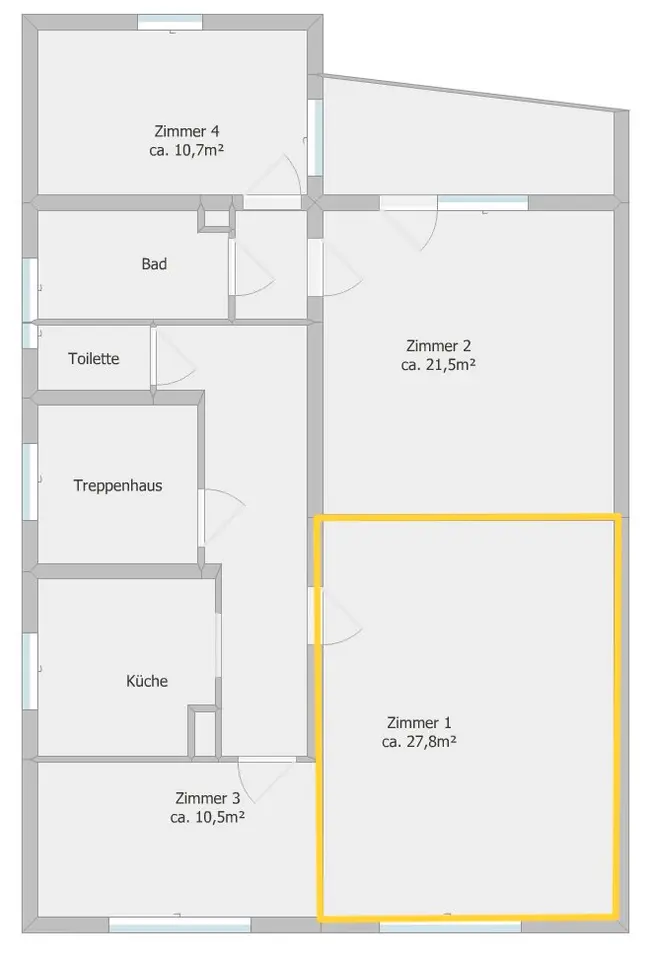 WG-Zimmer mit 28 m² in Heidelberg – Bild 4