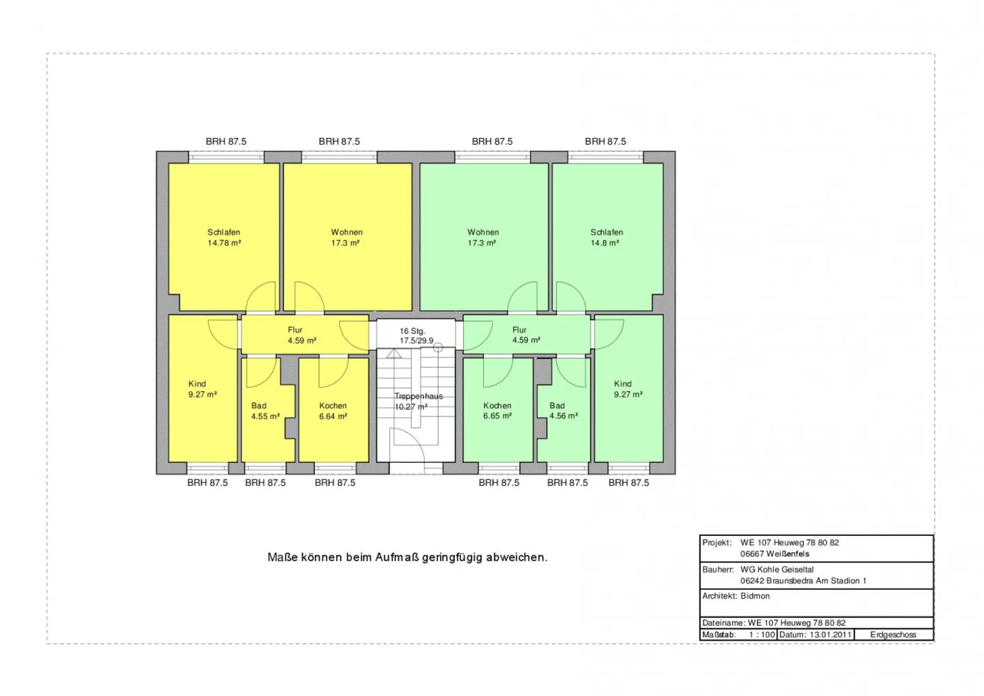 3 Zimmer Wohnung mit 65 m² in Weißenfels – Bild 2