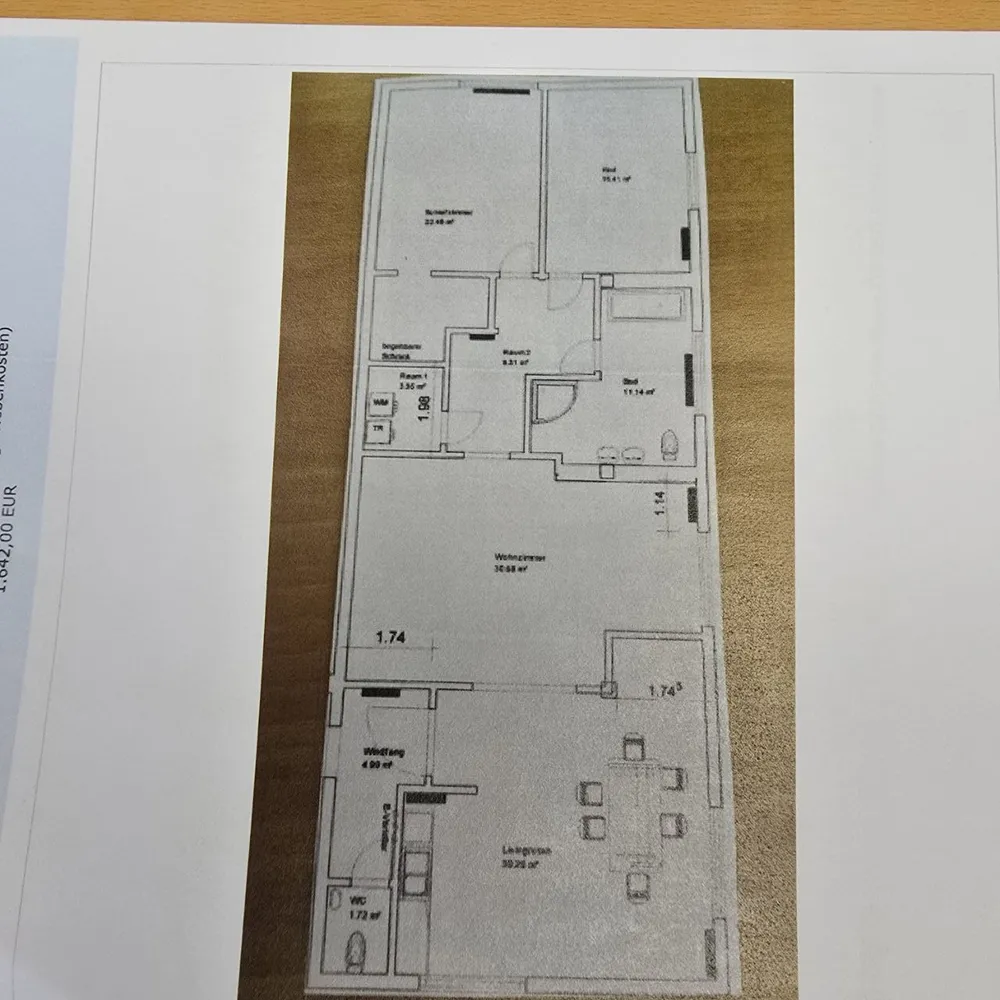 5 Zimmer Wohnung mit 140 m² in Heppenheim – Bild 3