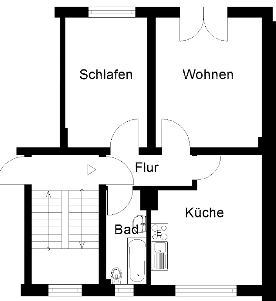 3 Zimmer Wohnung mit 52 m² in Herne – Bild 4