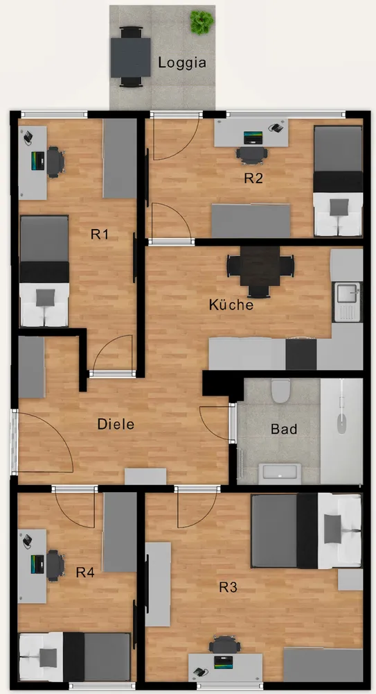 WG-Zimmer mit 13 m² in München – Bild 2