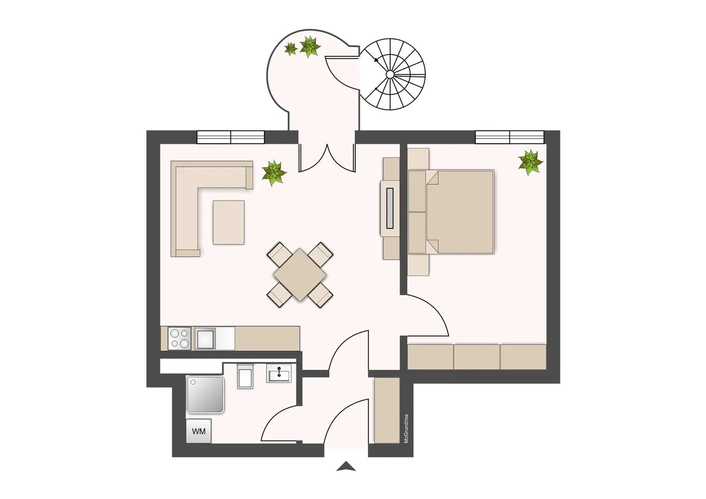 2 Zimmer Wohnung mit 47 m² in Leipzig – Bild 4