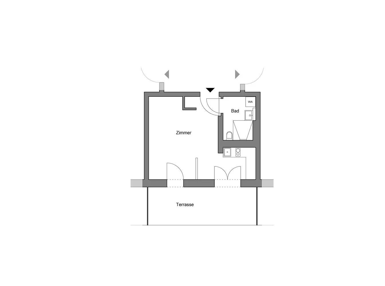 2 Zimmer Wohnung mit 38 m² in Nürnberg – Bild 2