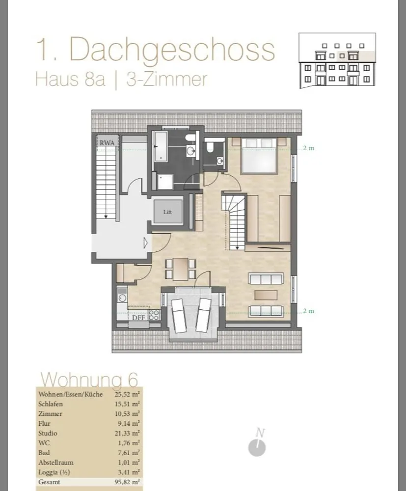 3 Zimmer Wohnung mit 96 m² in Stuttgart – Bild 5