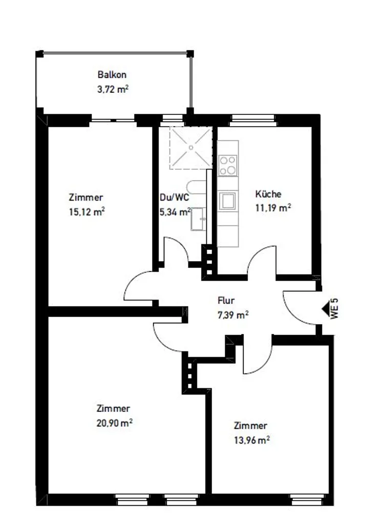 3 Zimmer Wohnung mit 80 m² in Paderborn – Bild 7