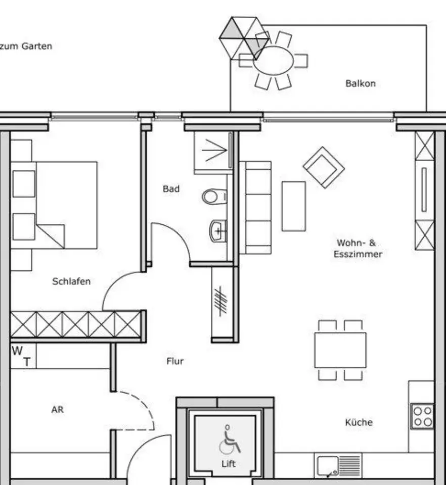 2 Zimmer Wohnung mit 82 m² in Emsdetten – Bild 10