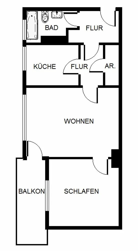 2 Zimmer Wohnung mit 53 m² in Bochum – Bild 5