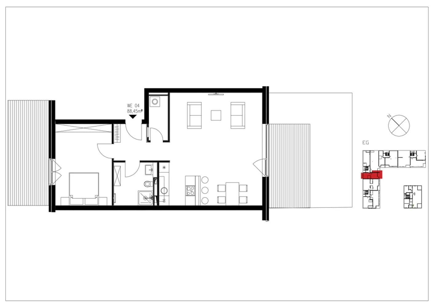 2 Zimmer Wohnung mit 88 m² in Leipzig – Bild 2