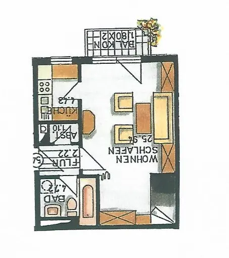2 Zimmer Wohnung mit 40 m² in Ingolstadt – Bild 8