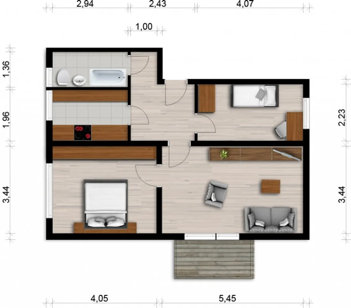 3 Zimmer Wohnung mit 60 m² in Hoyerswerda – Bild 3
