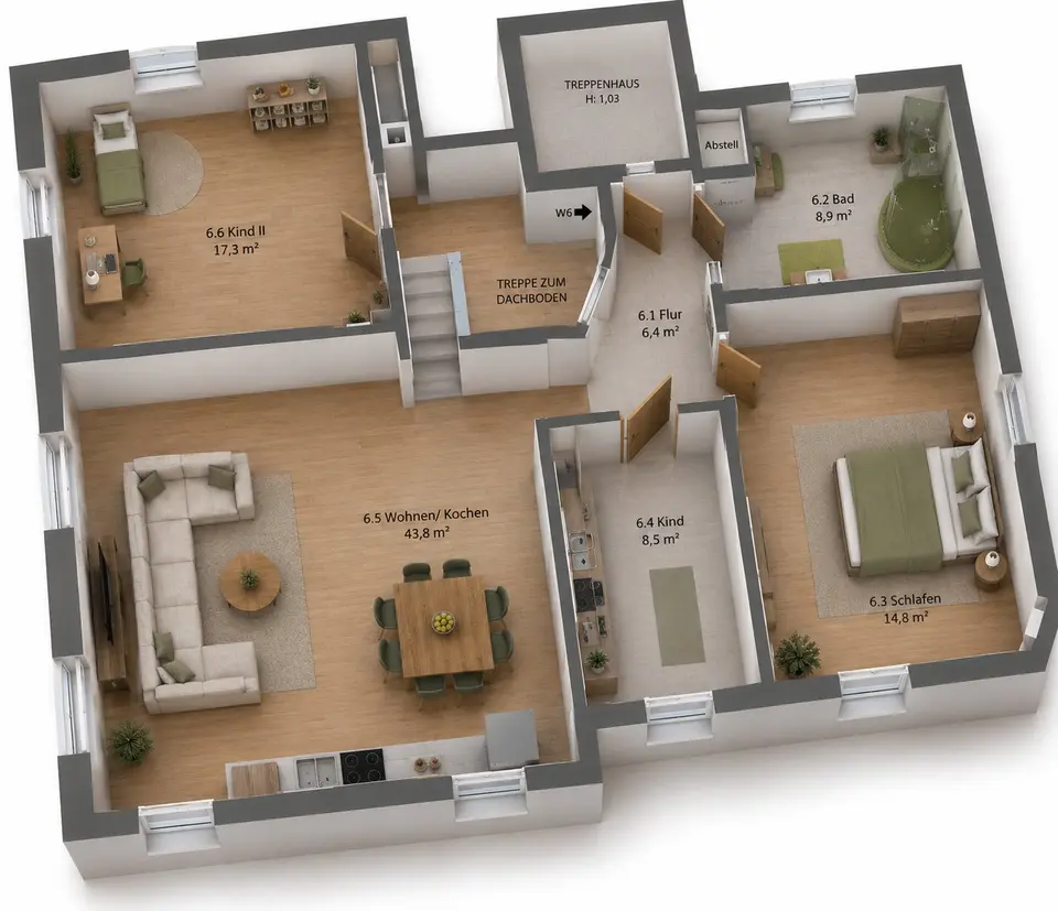 4 Zimmer Wohnung mit 113 m² in Chemnitz – Bild 9
