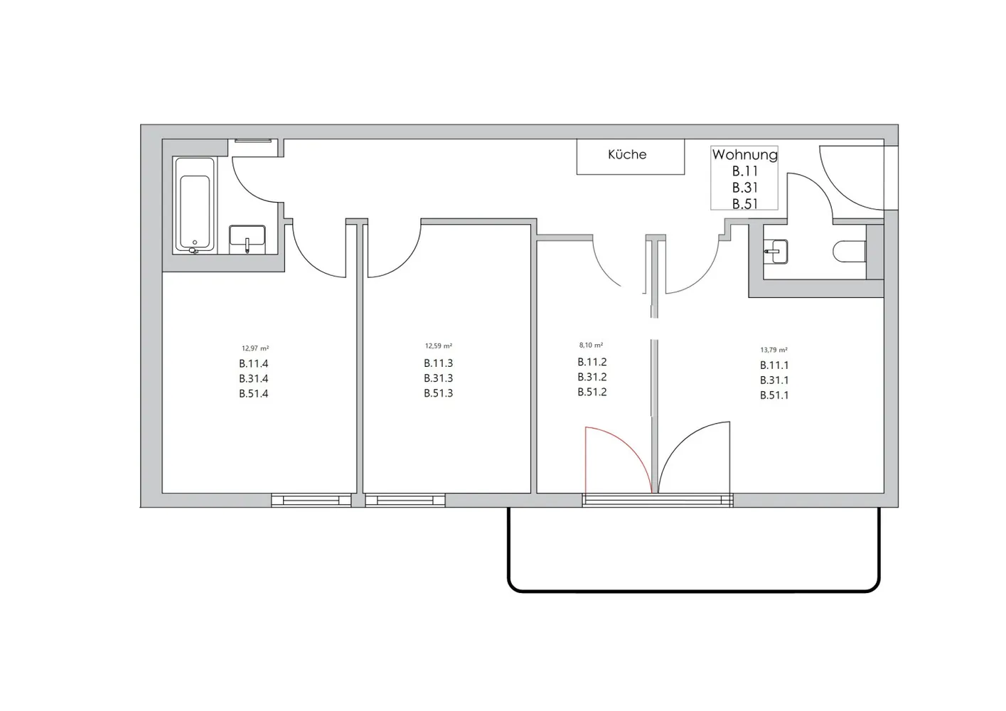 WG-Zimmer mit 13 m² in Berlin – Bild 1