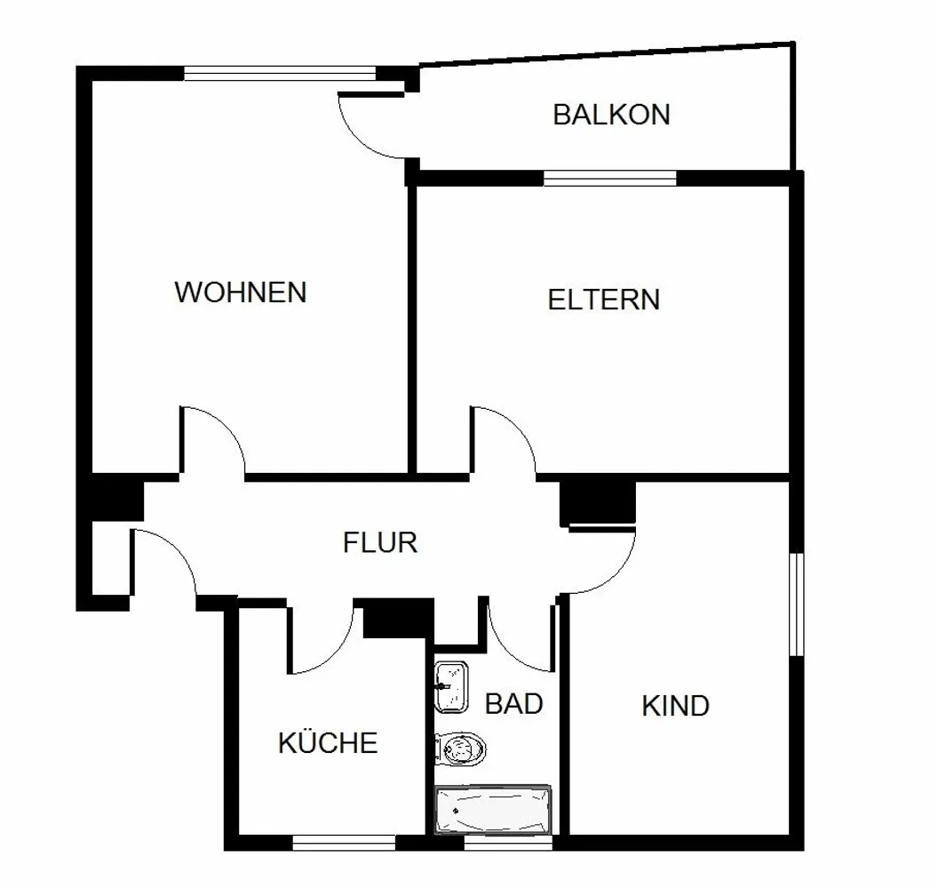 3 Zimmer Wohnung mit 62 m² in Passau – Bild 5