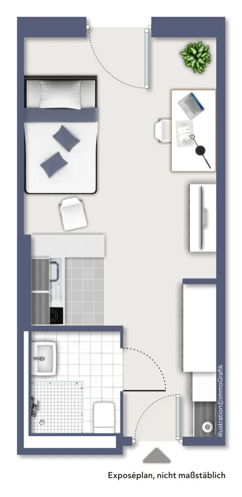 1 Zimmer Wohnung mit 23 m² in Bonn – Bild 11