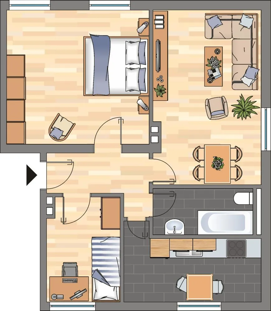 3 Zimmer Wohnung mit 59 m² in Kiel – Bild 10