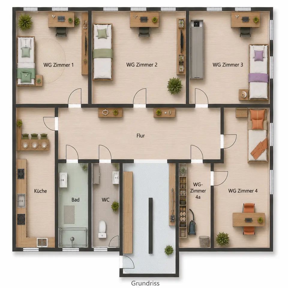 4 Zimmer Wohnung mit 147 m² in Zwickau – Bild 8