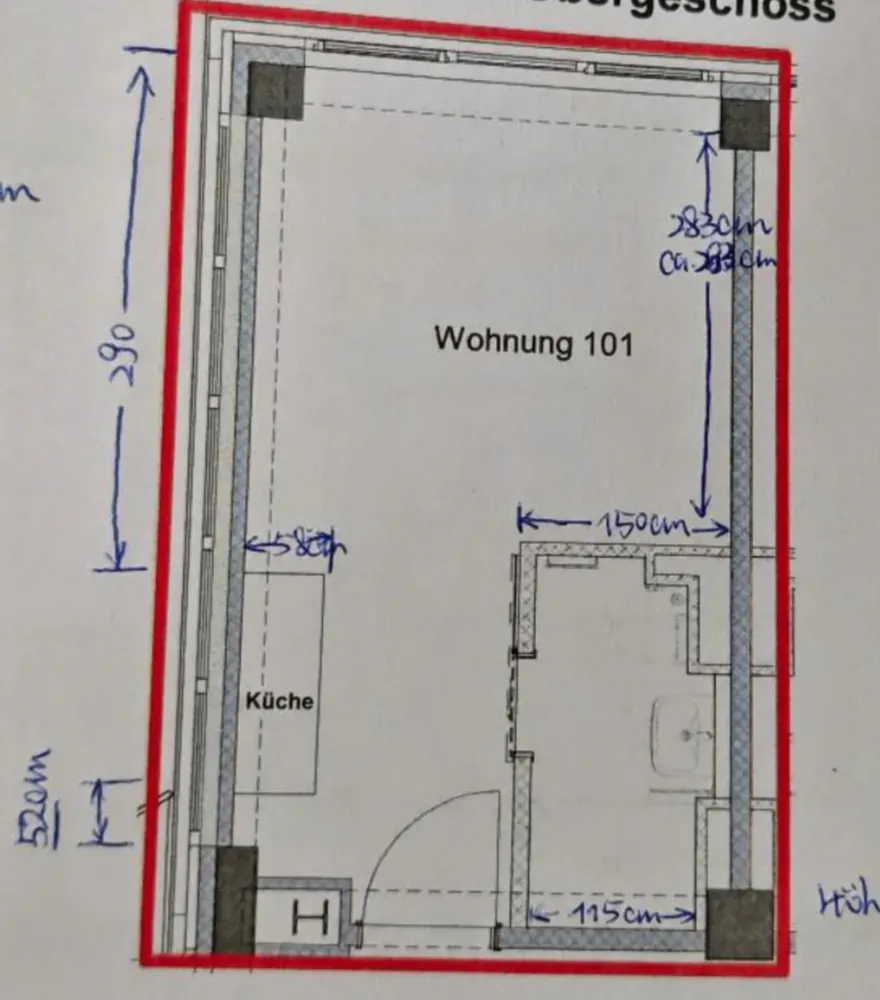 1 Zimmer Wohnung mit 22 m² in Frankfurt am Main – Bild 4