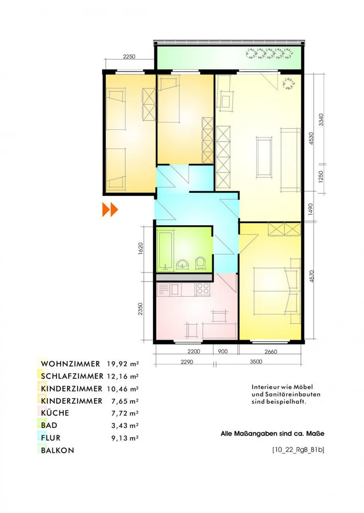 4 Zimmer Wohnung mit 74 m² in Leipzig – Bild 2