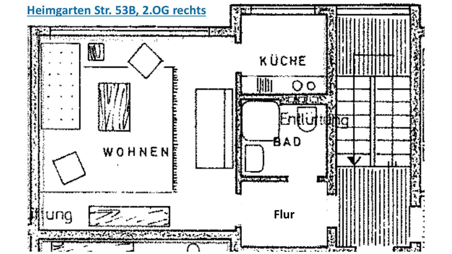 1 Zimmer Wohnung mit 36 m² in Stuttgart – Bild 3