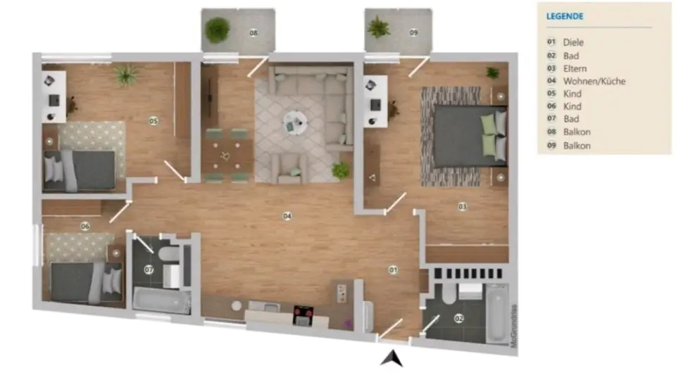 WG-Zimmer mit 102 m² in Ingolstadt – Bild 6