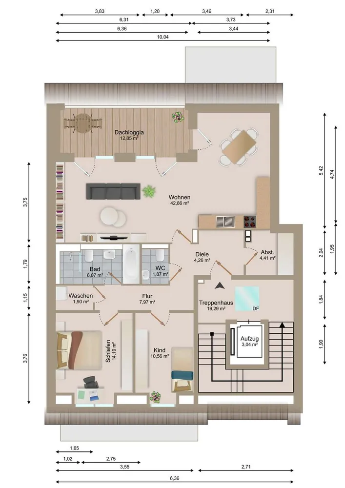 3 Zimmer Wohnung mit 101 m² in Leipzig – Bild 2