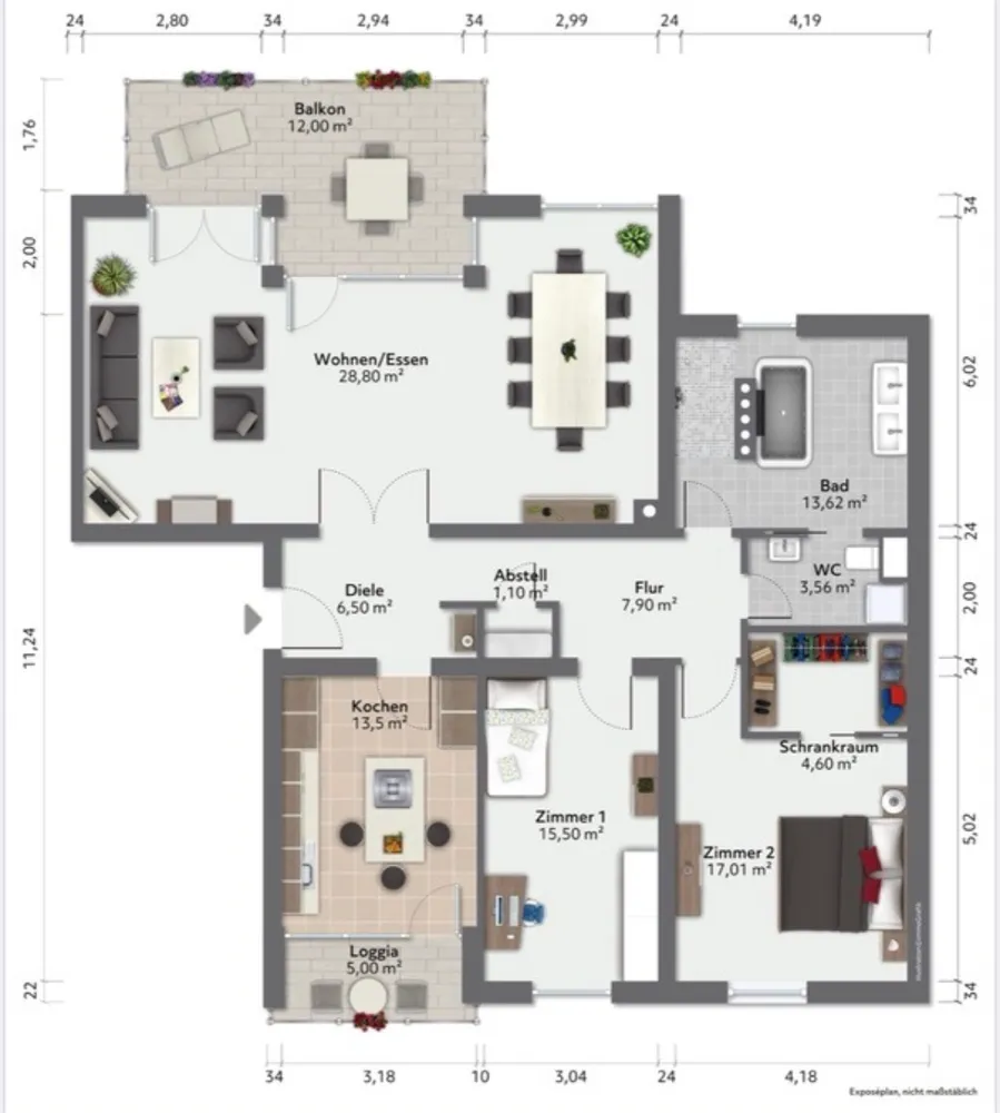 3 Zimmer Wohnung mit 133 m² in Rostock – Bild 5