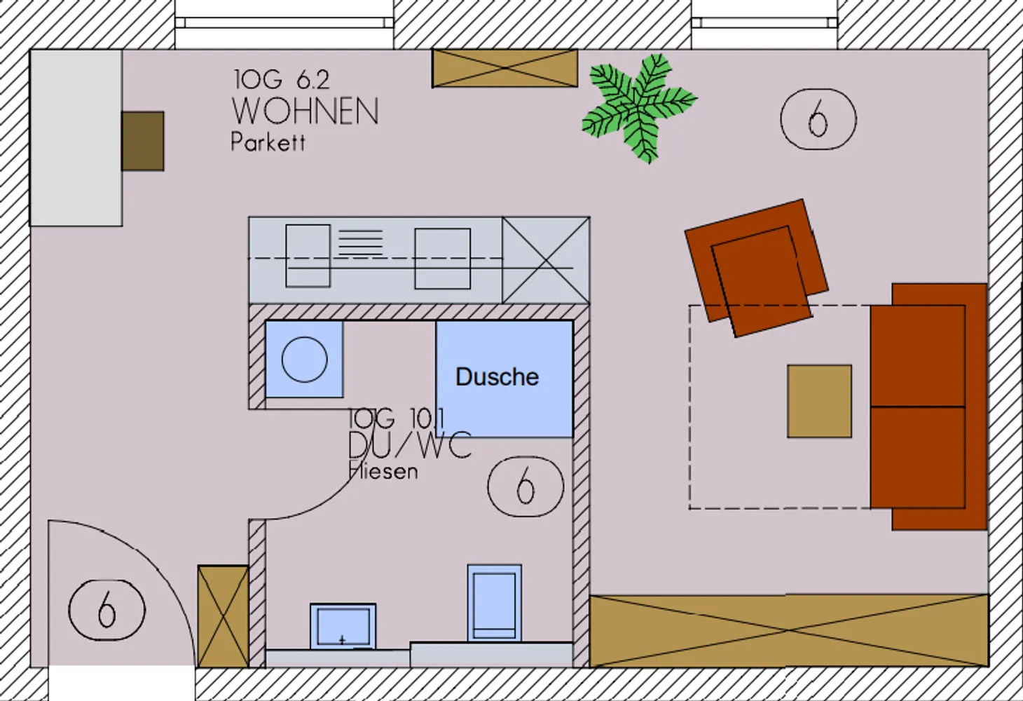 1 room apartment with 26 m² in Regensburg – Photo 7