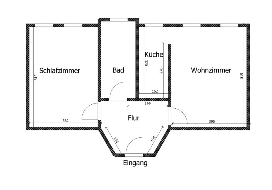 2 room apartment with 59 m² in Chemnitz – Photo 10