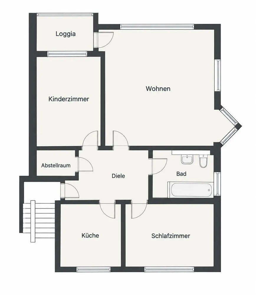 3 room apartment with 76 m² in Berlin – Photo 7
