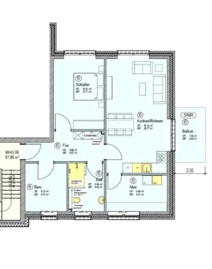 3 Zimmer Wohnung mit 81 m² in Lingen – Bild 5
