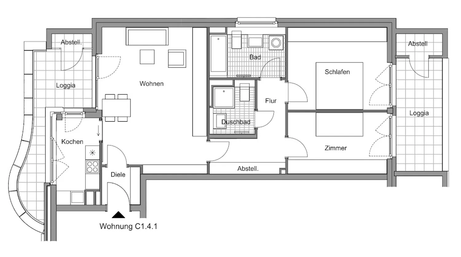 3 room apartment with 95 m² in Frankfurt am Main – Photo 10