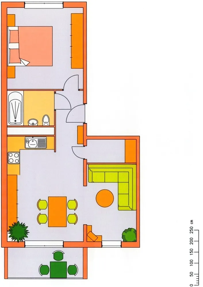 2 Zimmer Wohnung mit 48 m² in Wurzen – Bild 1